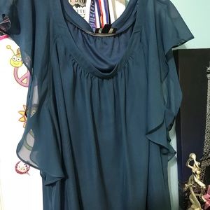 AB STUDIO FLOWY SHORT SLEEVE